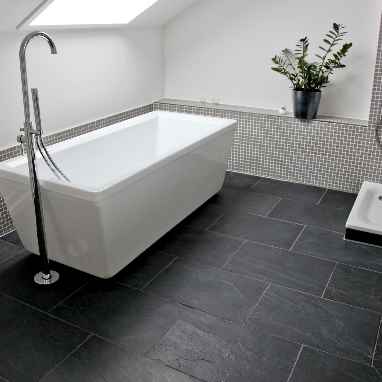 Calibrated slate flooring