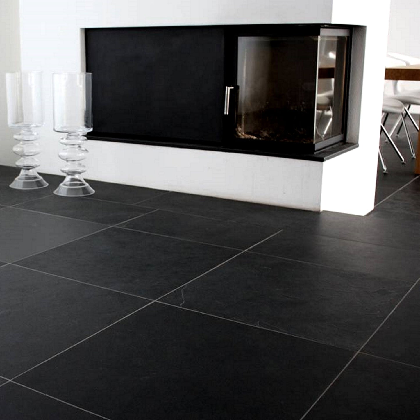Padstow Black Slate Tiles 30mm Thick