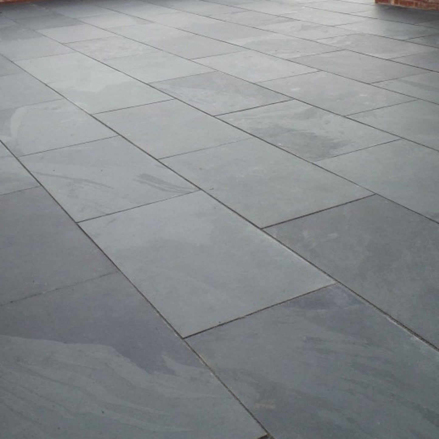 Padstow Black Slate Pavers 30mm Thick