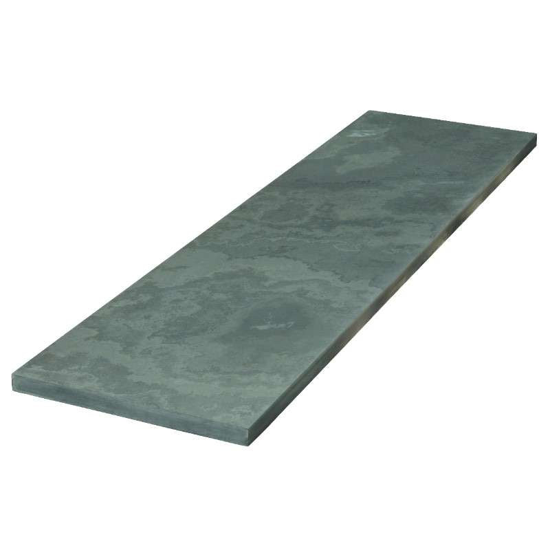 20mm Thick Honed Black Brazilian Slate Hearths