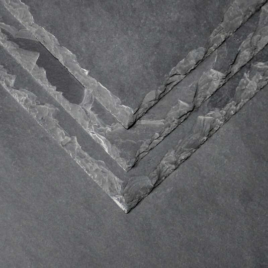 Black Chiselled Edge Brazilian Slate