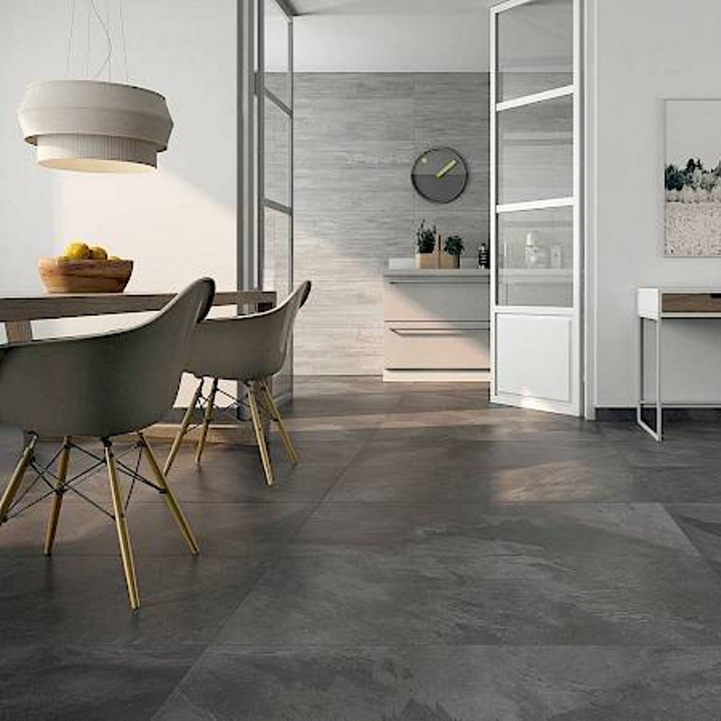 Grey Honed Slate Tiles 20mm Thick